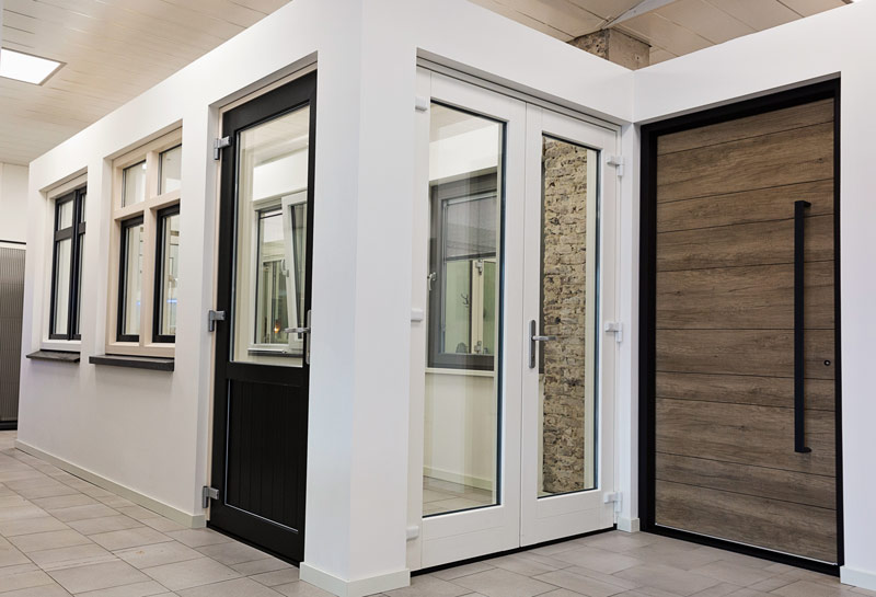 Showroom-achterdeuren